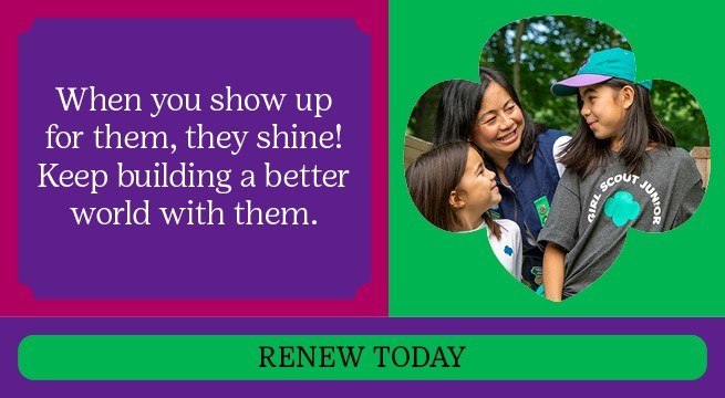 Renew Your Girl Scout Membership