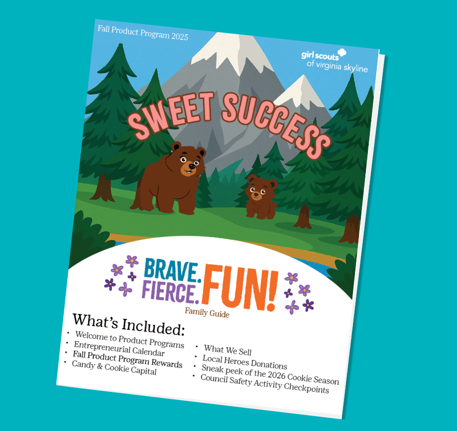 Sweet Success Program Book. A maroon background with a image of the Sweet Success Book. Featuring an Elephant and the theme Embrace Possibility..